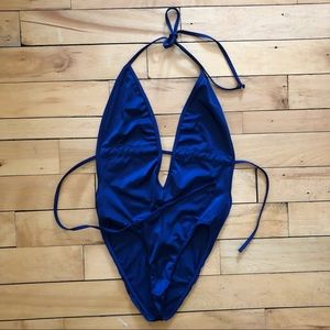 Women’s American Apparel one-piece Swimsuit Blue